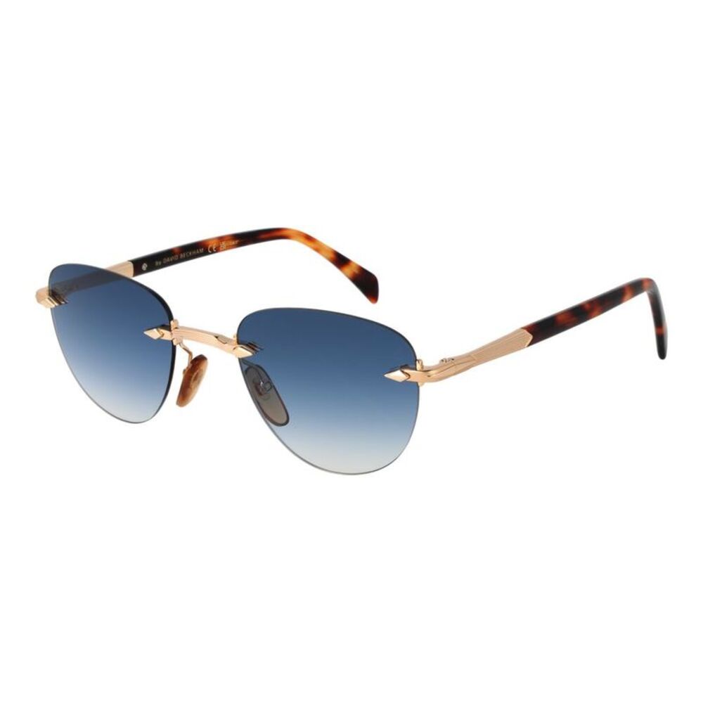 David Beckham Gold Metal Men's Sunglasses